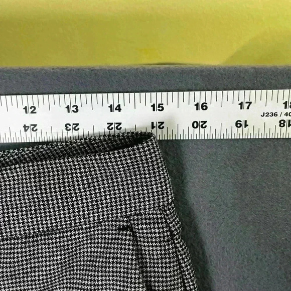 Zara Dress Slacks Trouser Pants Womens 6 Black White Business Casual soft 0674 - Picture 4 of 9